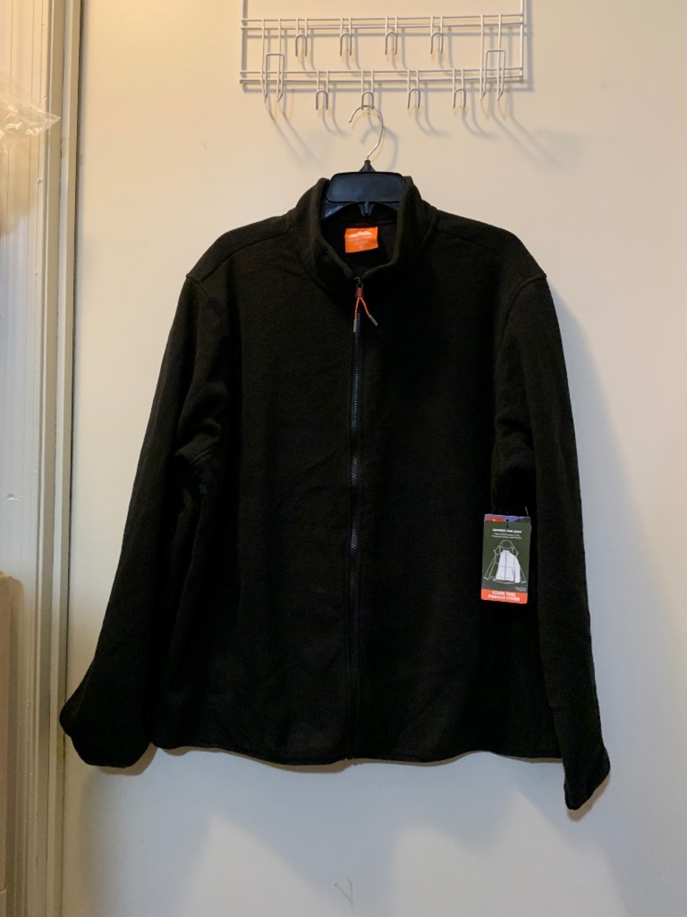 Ozark Trail Black Zip Closure Fleece Jacket - New With Tags